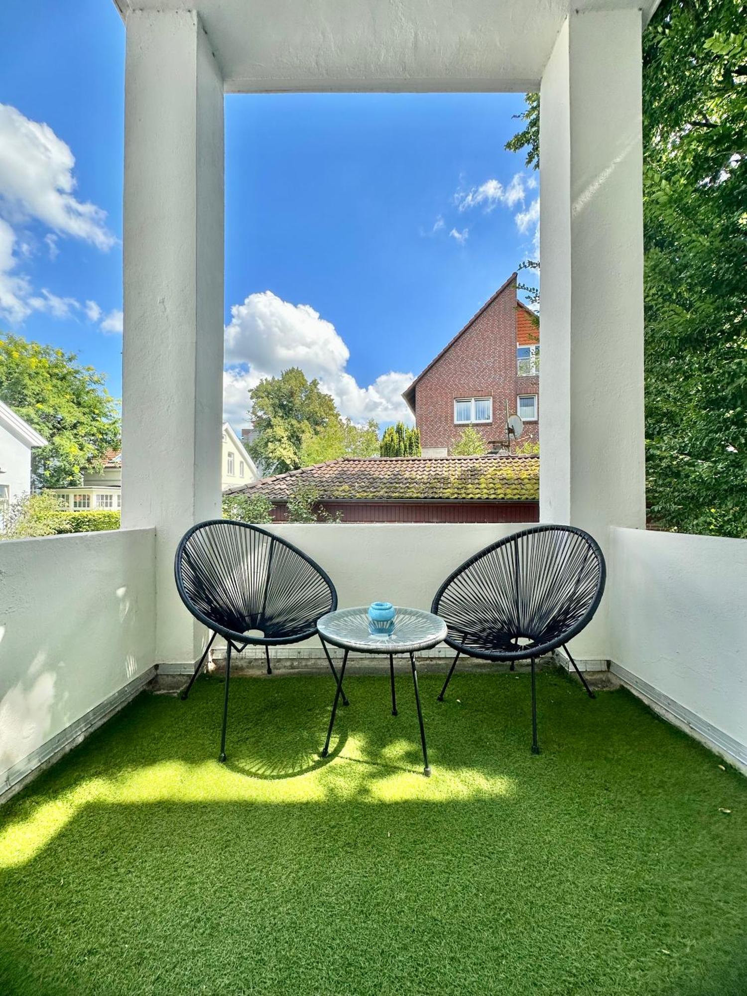 Exklusives City-Apartment Im Herzen Oldenburgs Mit Balkon Und Parkplatz A36 Dış mekan fotoğraf